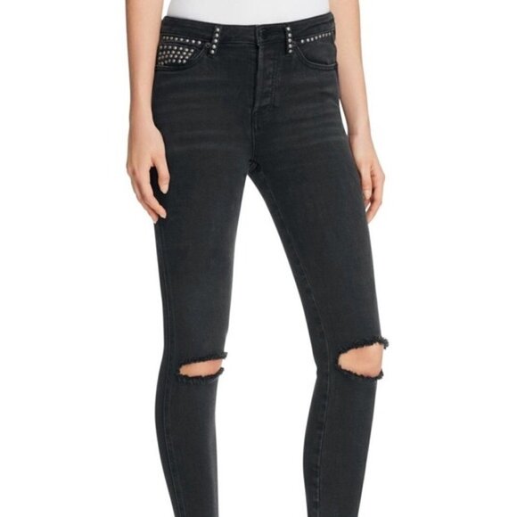 Free People | Black Payton Skinny - Picture 1 of 6